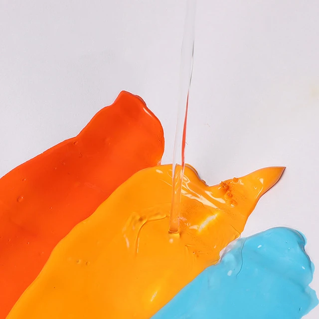 500ml 16.9 oz Non-Toxic and Safe Waterproof Fluorescent Color Acrylic Paints with Customized Label