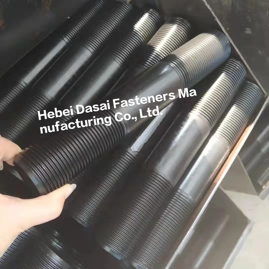 Metric threaded stud bolt DIN976 black finished M12 M16 M18 M20 M22 M24 M30 M36 M48 M56 M64