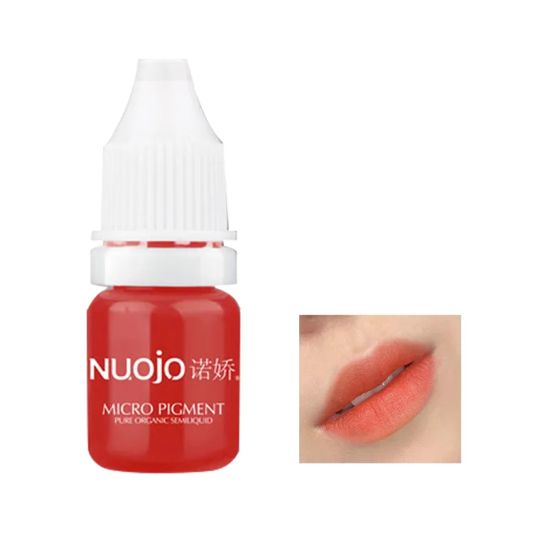 NUOJO OEM Lip Pmu Pigment Ink Multiple colour For Makeup Machine World Famous Pigmento Para Cejas