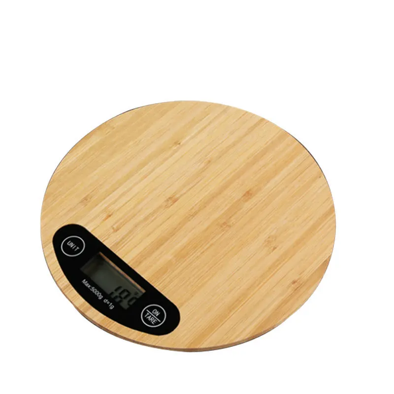 Wooden smart led nutrition kitchen scale 5kg kitchen scale analog food scale