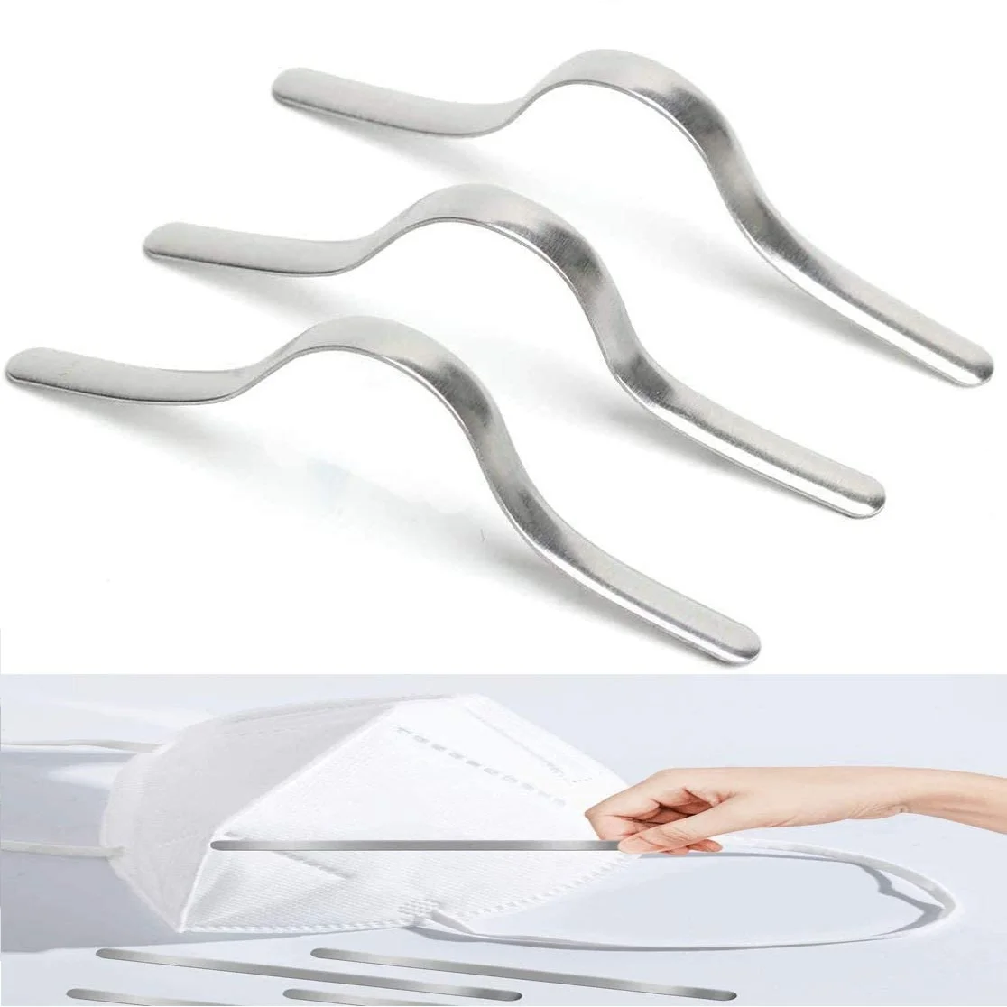 Сгибаемая одинарная алюминиевая полоса 5 мм для лицевой