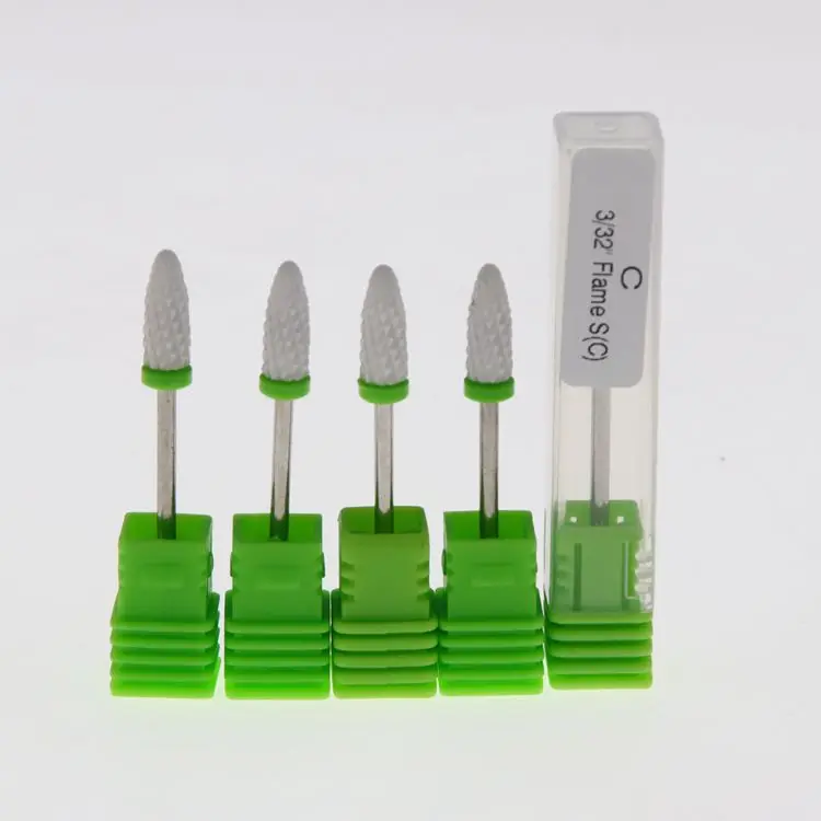 
The hottest selling manicure pedicure burr file ceramic nail drill bits set 
