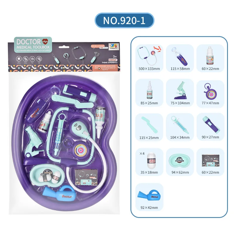 Girl nurse role play suit doctor little doctor simulation tool stethoscope clinic toy