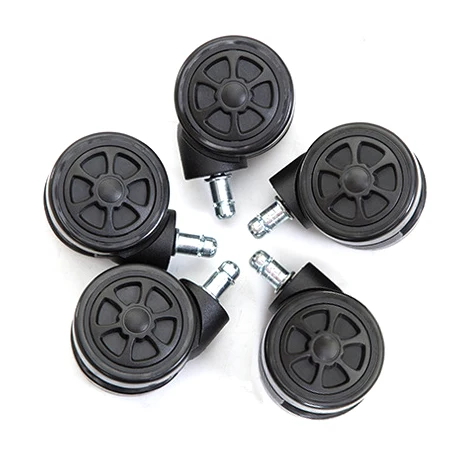 Прямая продажа с фабрики многоцветный 3 дюймов 60 мм двойной шарикоподшипник нержавеющая сталь игровое кресло колеса игровой стул колесиках