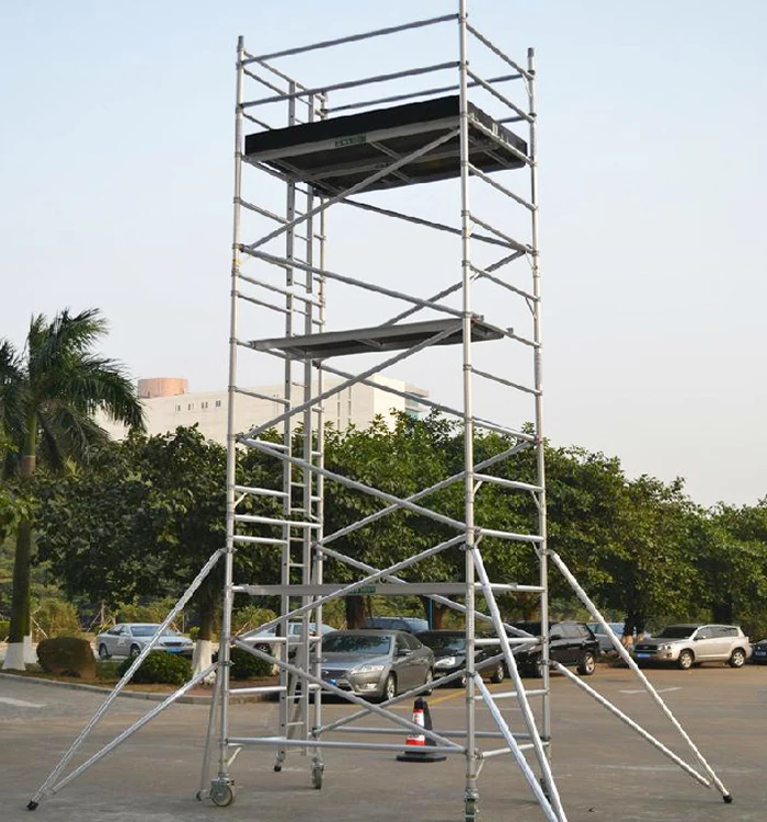 
Double Width Aluminum Mobile Tower Aluminium Scaffolding 