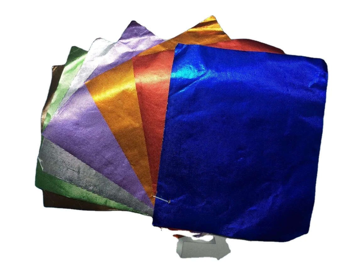 Индивидуальные листы для обертывания шоколадной алюминиевой фольгой