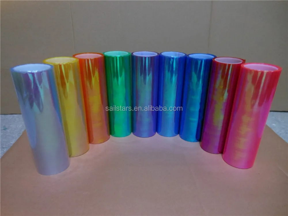 12 Rolls/Lot Rainbow Chameleon Headlight Tint Film Taillight Vinyl Color Change