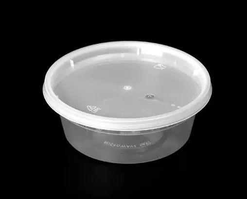 8/16/32oz Food Grade Microwavable PP Plastic Disposable Bowls For Hot Soup