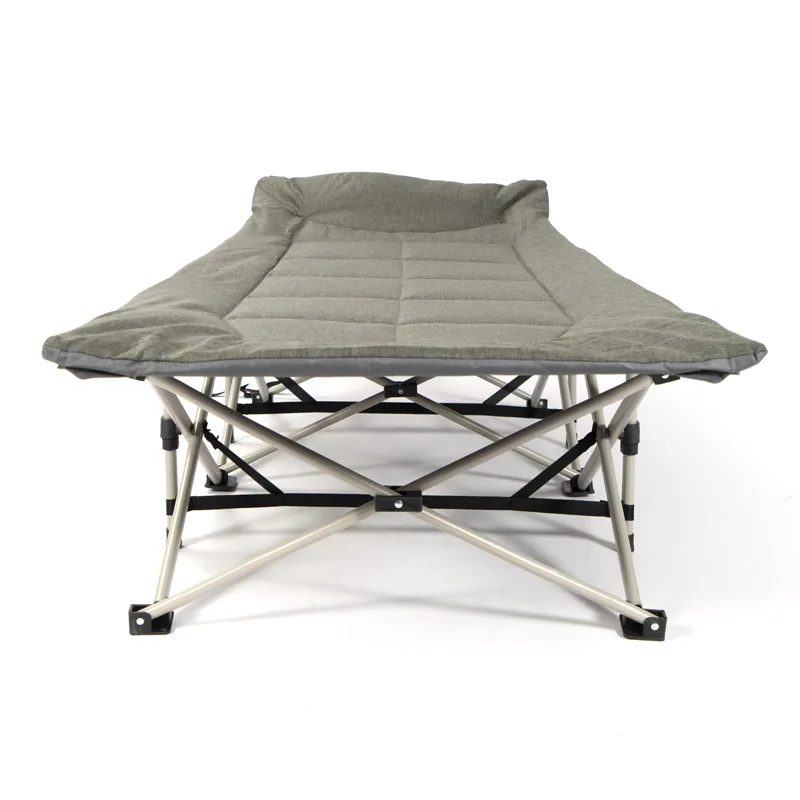 Hitree EN581 Multi-function Car Metal Cot Outdoor Portable Sleeping Rescue Stretchers Single Folding Camping Bed Fabric Foldable