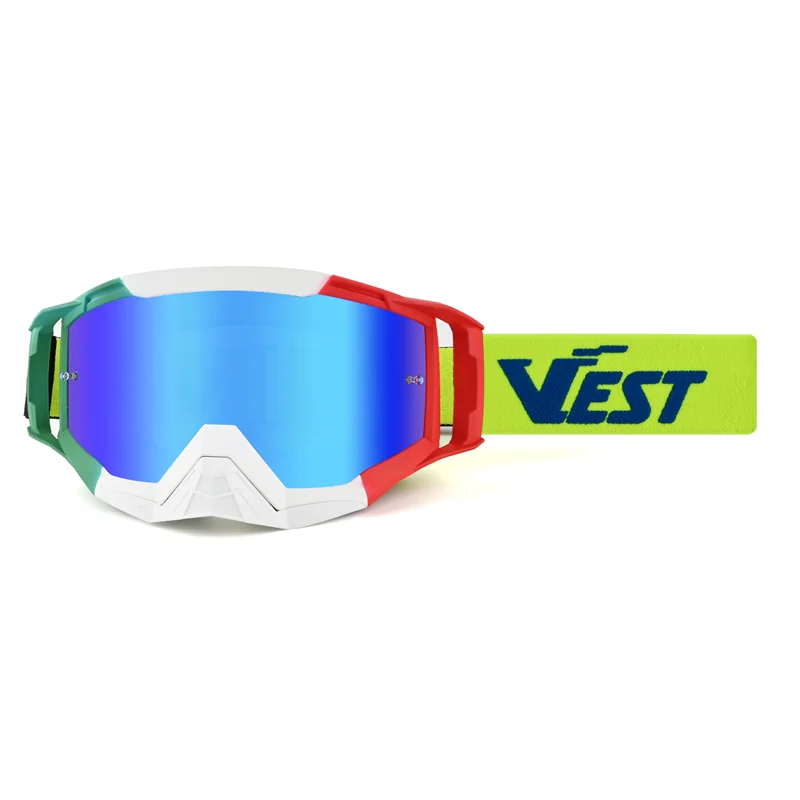 Professional Mountain Bike Goggles Wide Vision OTG MX Dirt Bike Motorcycle Goggle Customize Motocross Goggles