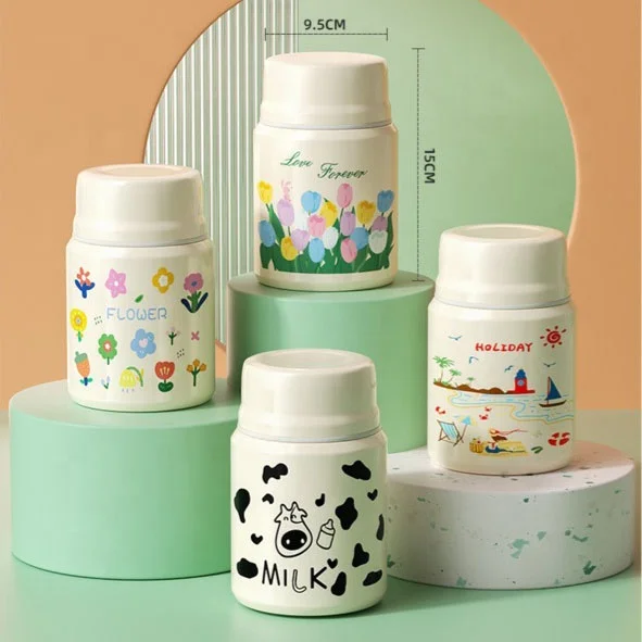 Wholesale Stainless Steel Vacuum Insulated Food Jar Kids Thermos Lunch Box for Hot Food