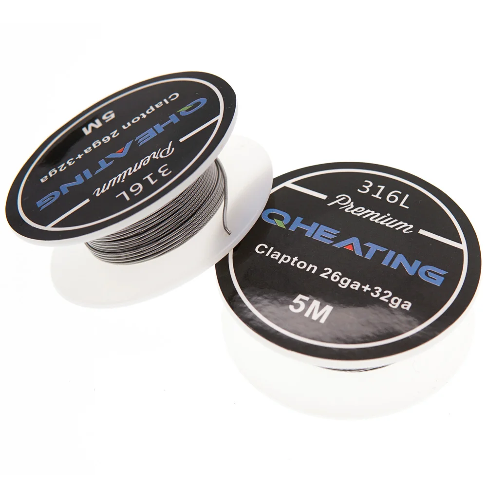  Электронные сигареты 28 + 32ga нагревательная катушка vape Wire SS316L clapton wire по низкой