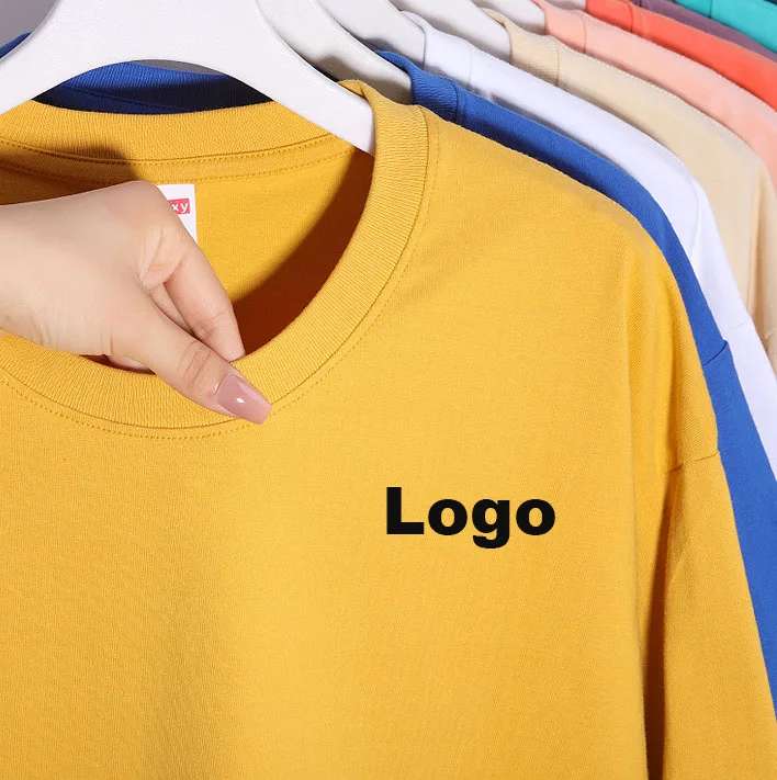 Sporty golf casual black 260gsm 100 cotton boys pima cotton customize plus size embroidered t-shirt