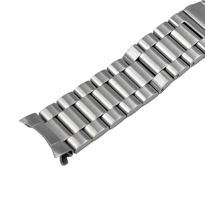 Brushed 22 mm Curve Elbow  Fashion Classic Replacement 304 Stainless Steel Watch Band Strap with Fork Ears for S3 samsung Watch