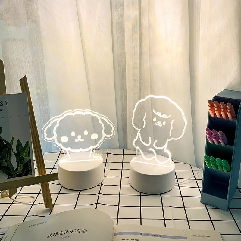 Kids Room Table Lamp 3 D Night Lamp Child Custom 3d Illusion Portable Led Night Light For Children