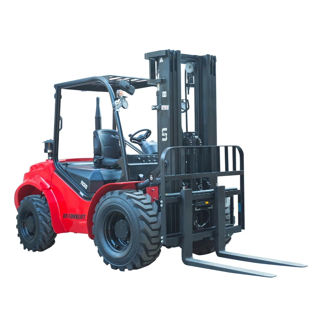 4WD Rough Terrain Forklift 2.5 Ton Diesel Forklift Truck