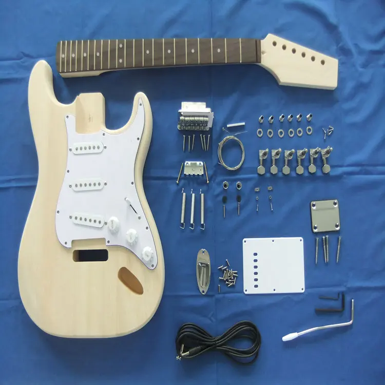 Classical Guitar Headless Electric Guitar Handmade Semi Finished Electric Guitar Kits