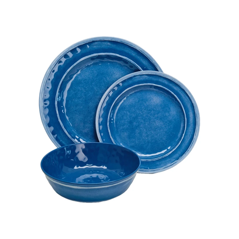 Solid Pink Melamine Dinner Set Classic Style Plastic Utensils Plate Dish Sustainable Homeware for parties Trusted Home Supplier