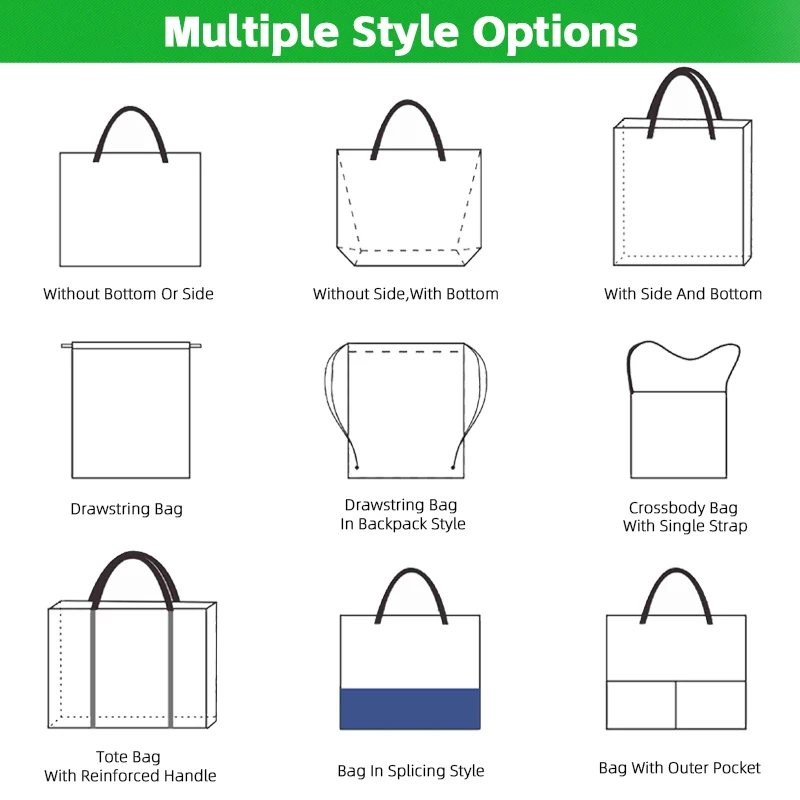 Custom logo size foldable large capacity grocey Exhibition shopping non woven bag