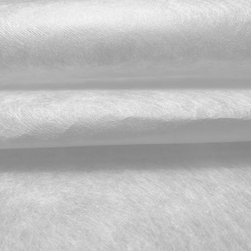 High Temperature  PVA Wash Away Fiber Water Soluble Non Woven Fabric For Embroidery Backing