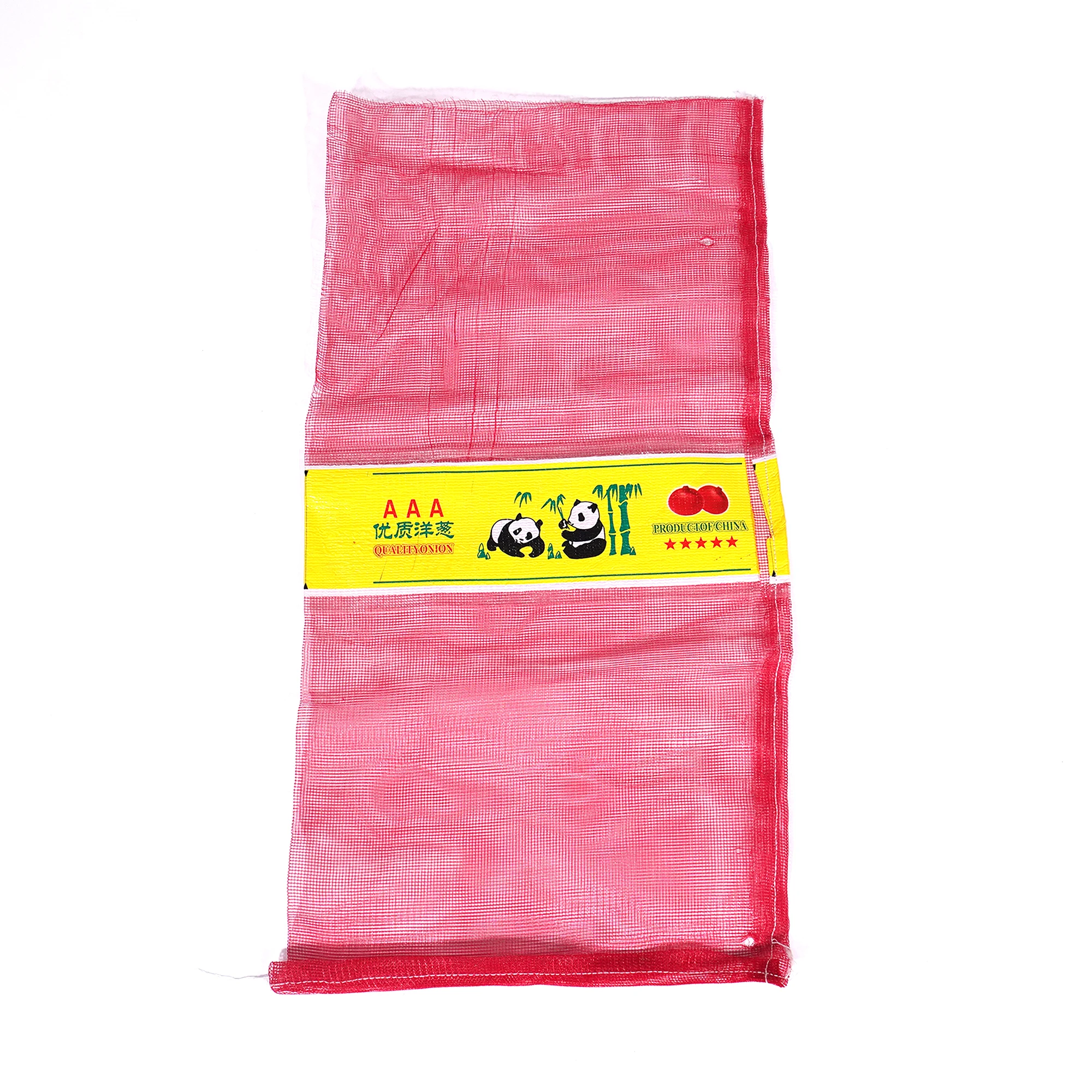 Red vegetables Mesh Bag for onion/potatoes