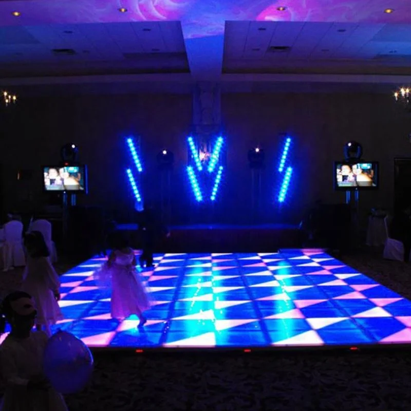 Acrylic led stage panel can supply DMX, voice control even run by itself