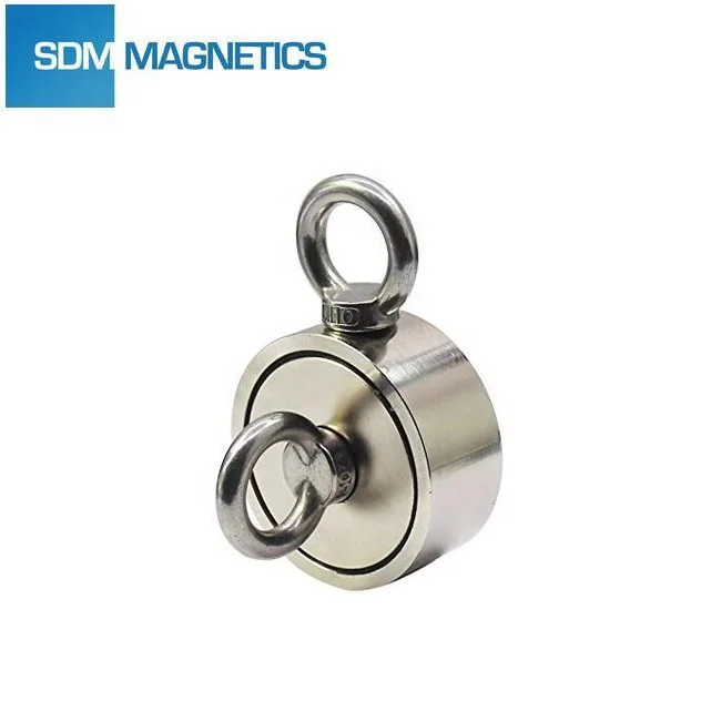 Сверхмощный двусторонний рыболовный магнит, 600 кг