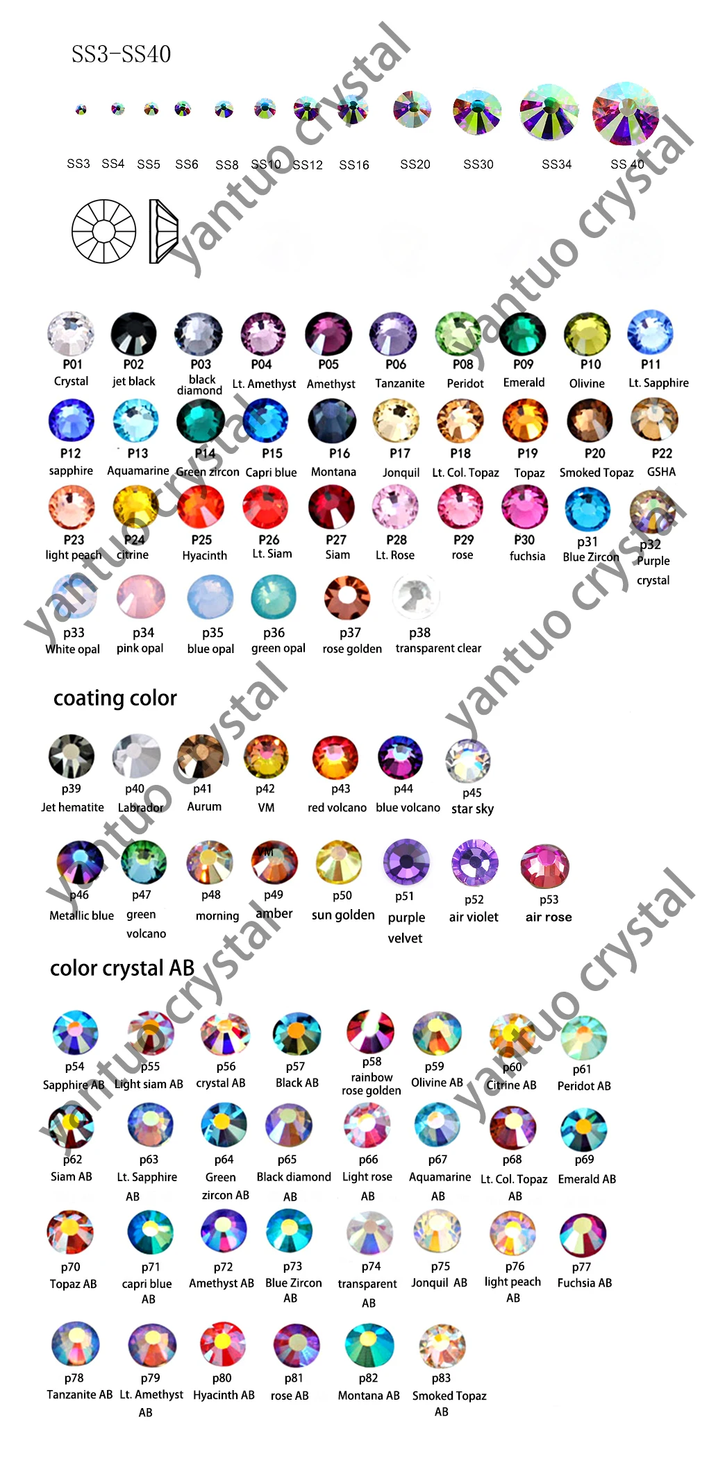 Yiwu yantuo Factory Wholesale Pink K9 Glass nail Stone Crystal non HotFix Flat Back Rhinestone For jewelry