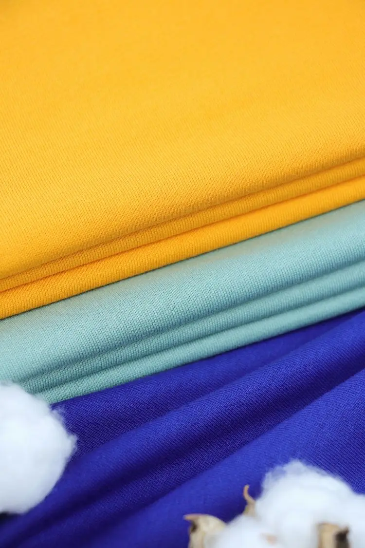 Widely Used Superior Quality 16S Tight Siro French Terry High Quality Strip Fabric Bamboo Fabric Terry