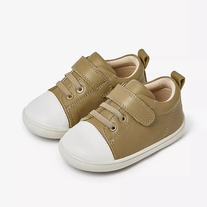 Casual Comfortable Baby Girls Boys Sneakers Leather Anti-Slip Flexible Sole Prewalker Shoes for Toddlers