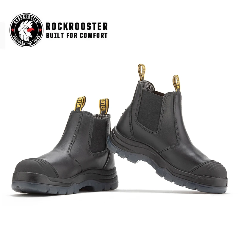 RockRooster Australian Dielectric Safety Boot Sale Black Anti Slip Men Boots Safety