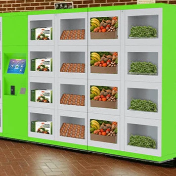 Smart Self Service wifi outdoor custom electronic Storage Automatic food vending Locker system digital vending machine