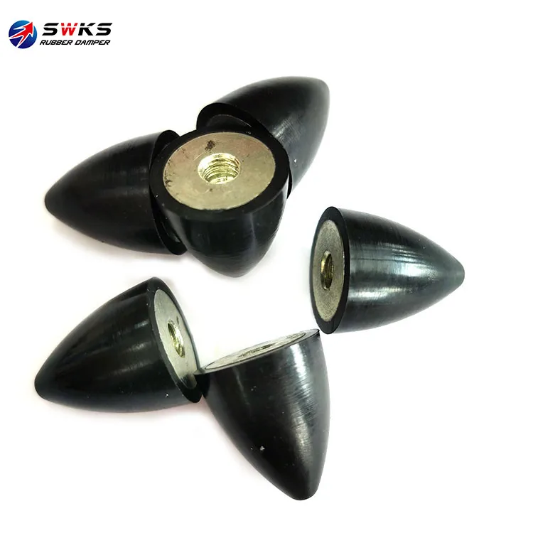Neoprene CR Conical Rubber Bumpers Rubber Damper Mount Rubber Feet