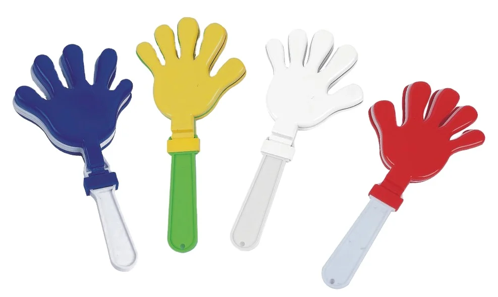 Promotional Plastic Hand Cheering Clappers Party Football Sports Hand Clappers
