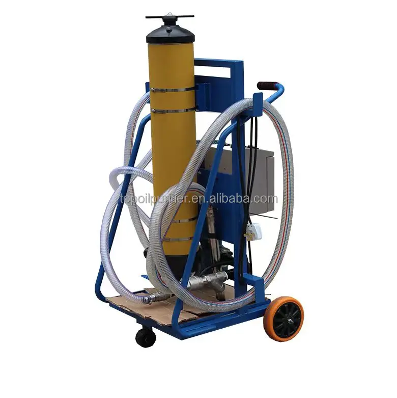 Three Stages Filter System Portable Lube Oil Purifier