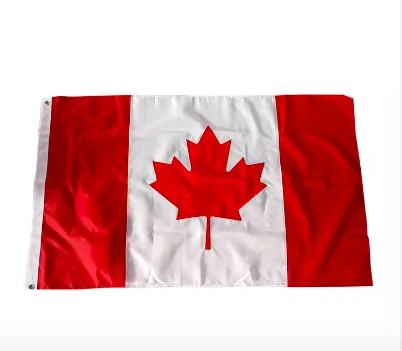 High quality cheap 3x5ft customizable size Canada flag national flag