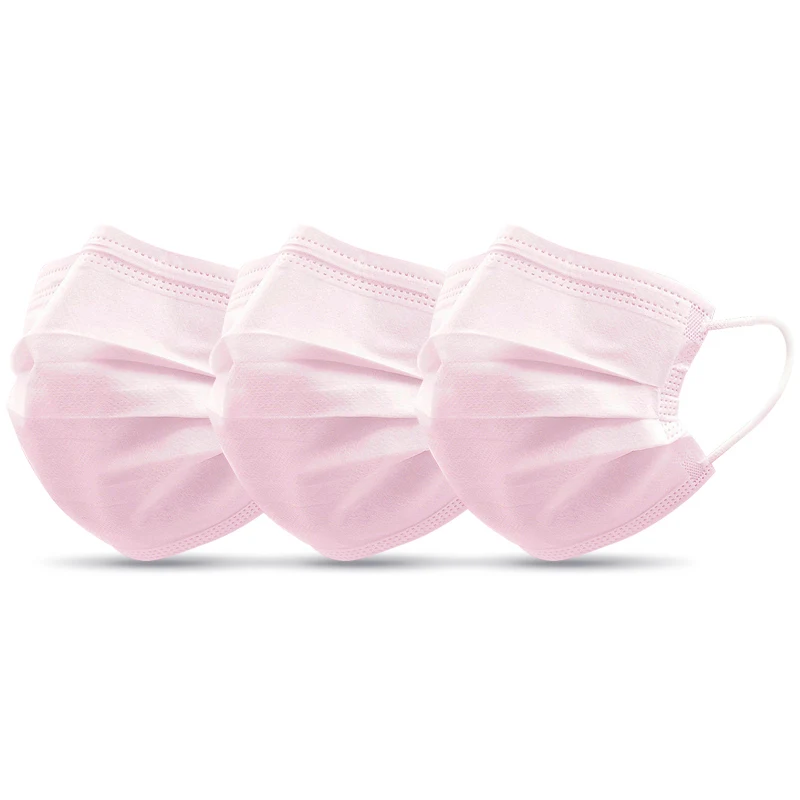 Pink FaceMask New Design 3Ply High Quality Facemask Factory ASTM F2100 Level2 Masks Medical Facial Mask