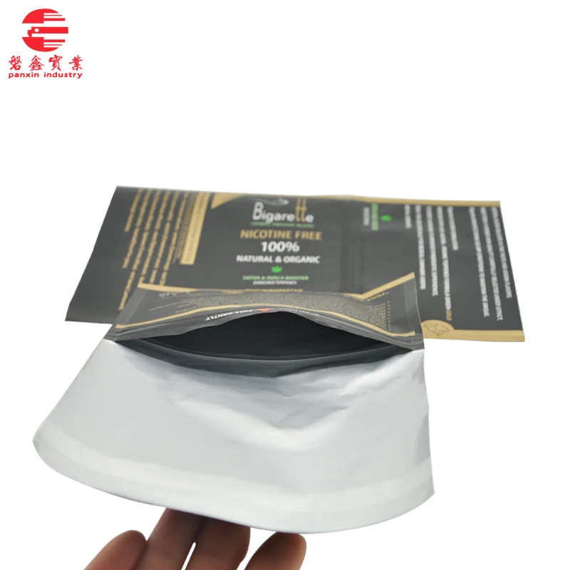Изготовленный На Заказ Барьерная Пленка с принтом пластикового замка застежка-молнии фольги Запах стойкий табачный лист сигары рулон упаковочные пакеты