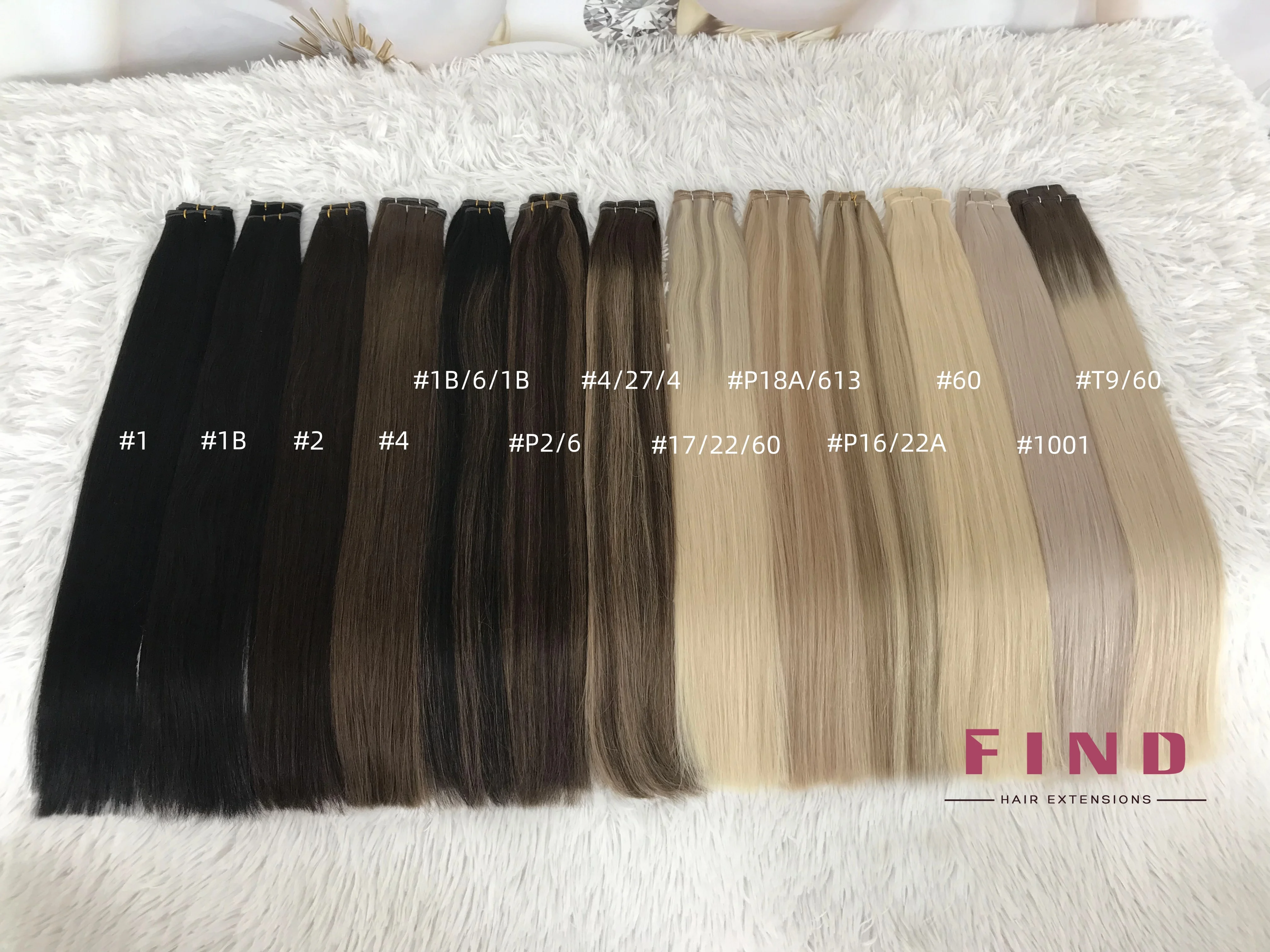 Stock Genius Weft Cuticle Intact Talent Weft  Russian Hair Chinese Hair 18 months Life Span Factory Direct