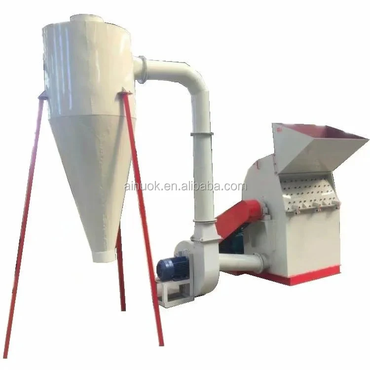 Hammer mill grinding machine cheap 6 beaters wood hammer mill with diesel engine
