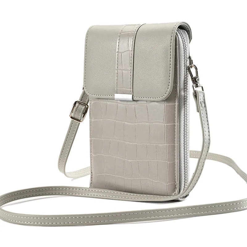 Small Shoulder Bag Cell Phone Purse Fashion Women Leather Crossbody Mobile Phone Bag