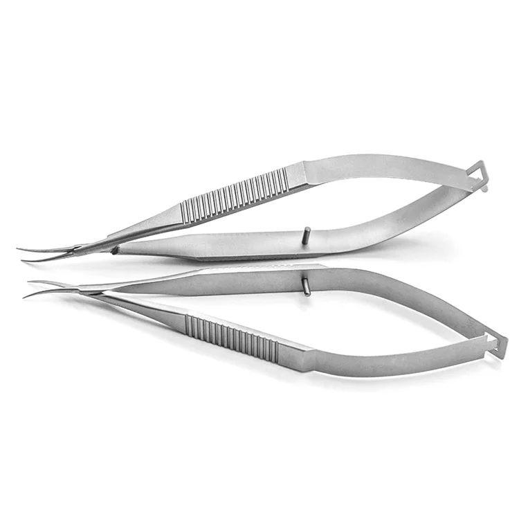 Corneal bending scissors Stainless steel ophthalmic instruments surgical scissors