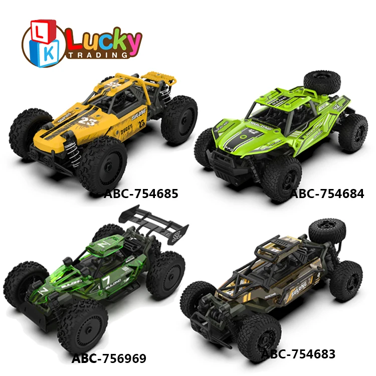 Lucky Toys DIY STEM Education Smart Assemble 1/16 2.4G RC Car Off-Road Vehicles CAR 8km/h Toys Kit