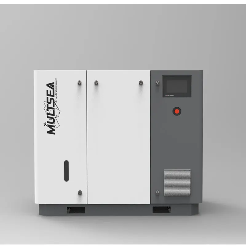 LATELAS 55KW 75HP Industrial Electric Screw Compressor 7/8/10/12 Bar 380V AC Power New Condition Lubricated for Mining