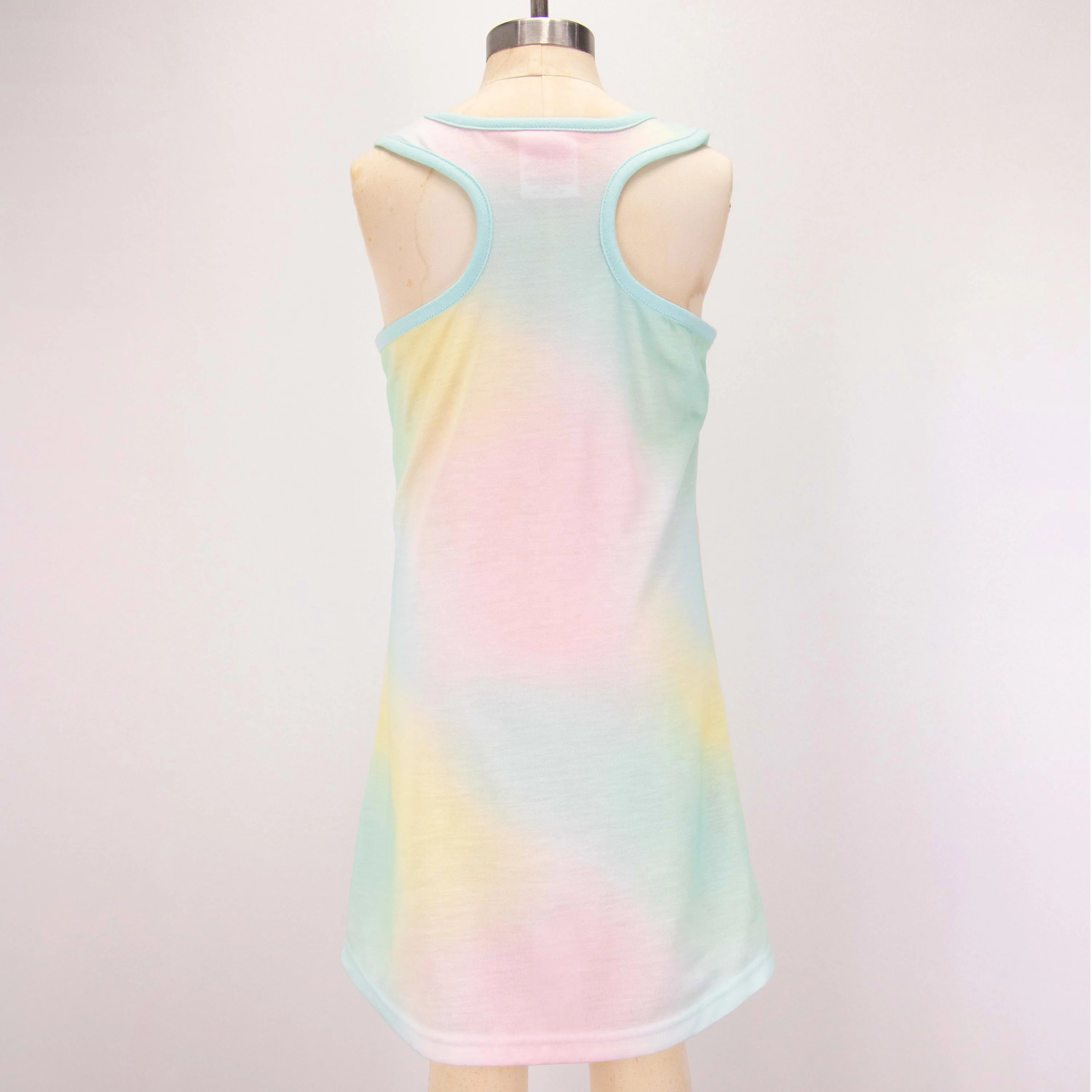 3 Piece Rainbow Shirts All Over Print Shorts Tank Tops Unicorn Summer Baby Girls Pajamas