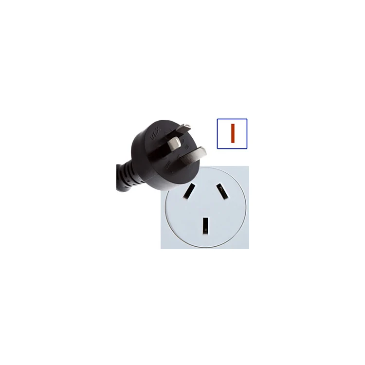 Competitive Price Flat Power Cable Extension Plug Hair Dryer Stable Safe Argentina Power Cord