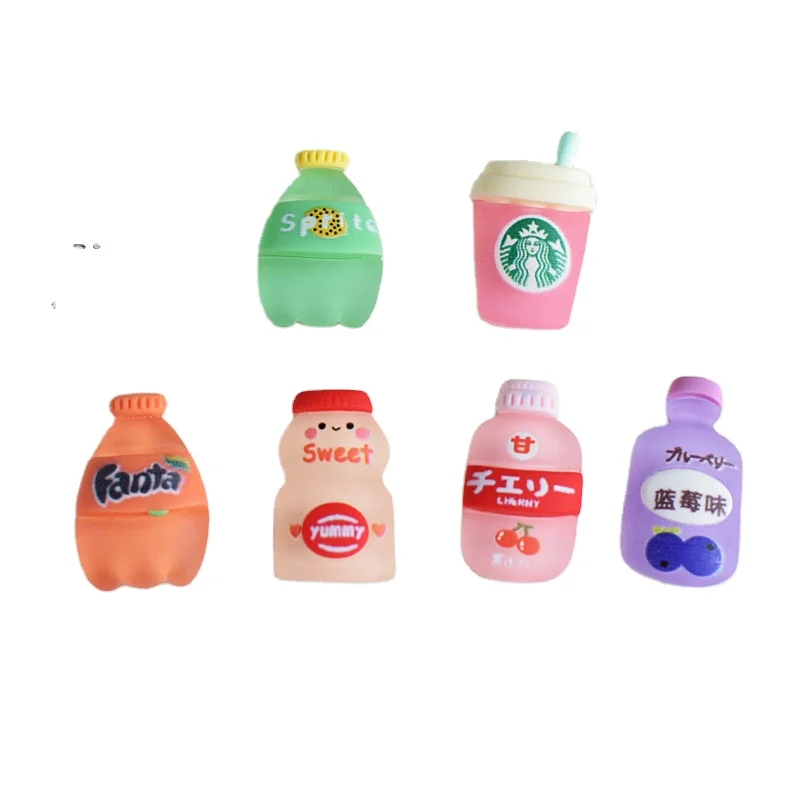 Frosted Blueberry Coffee Sprite Drink Bottle Resin Accessories Phone Case Hair Accessories DIY Accessories