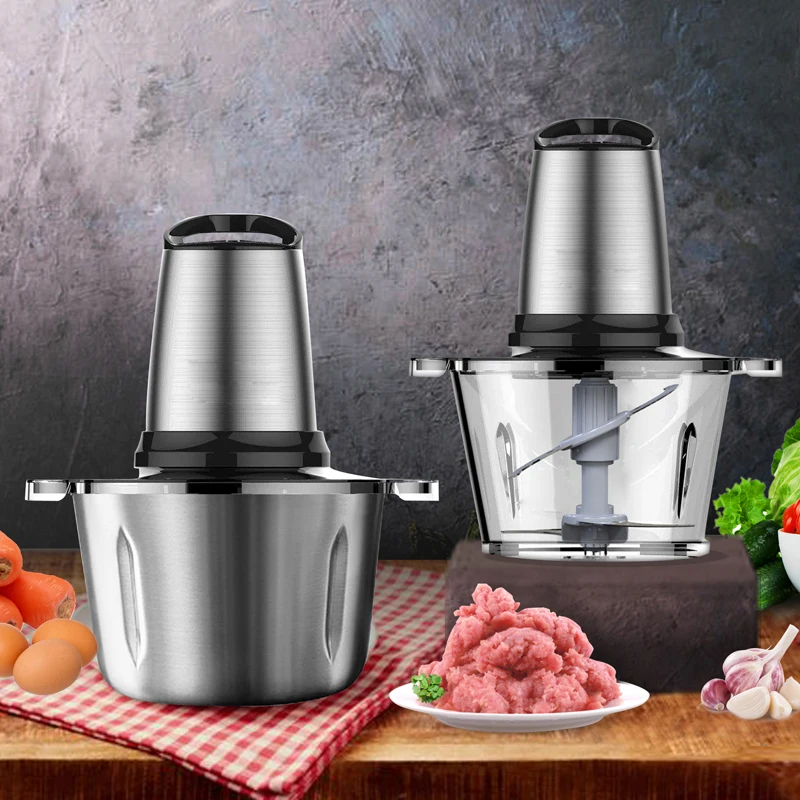 Kitchen Appliances Commerical Meat and Bone Grinder Mincer Chopper Double-speed Electric