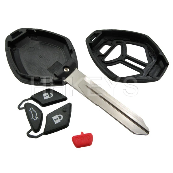 Universal remote control car key for Mitsubishi 3+1 button auto key blank