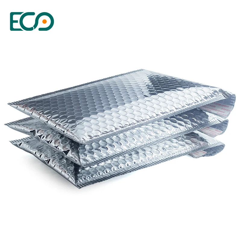 Colored Silver Square Poly Bubble Mailing Bags Envelopes Packaging Bulk Mailing Pack Bags